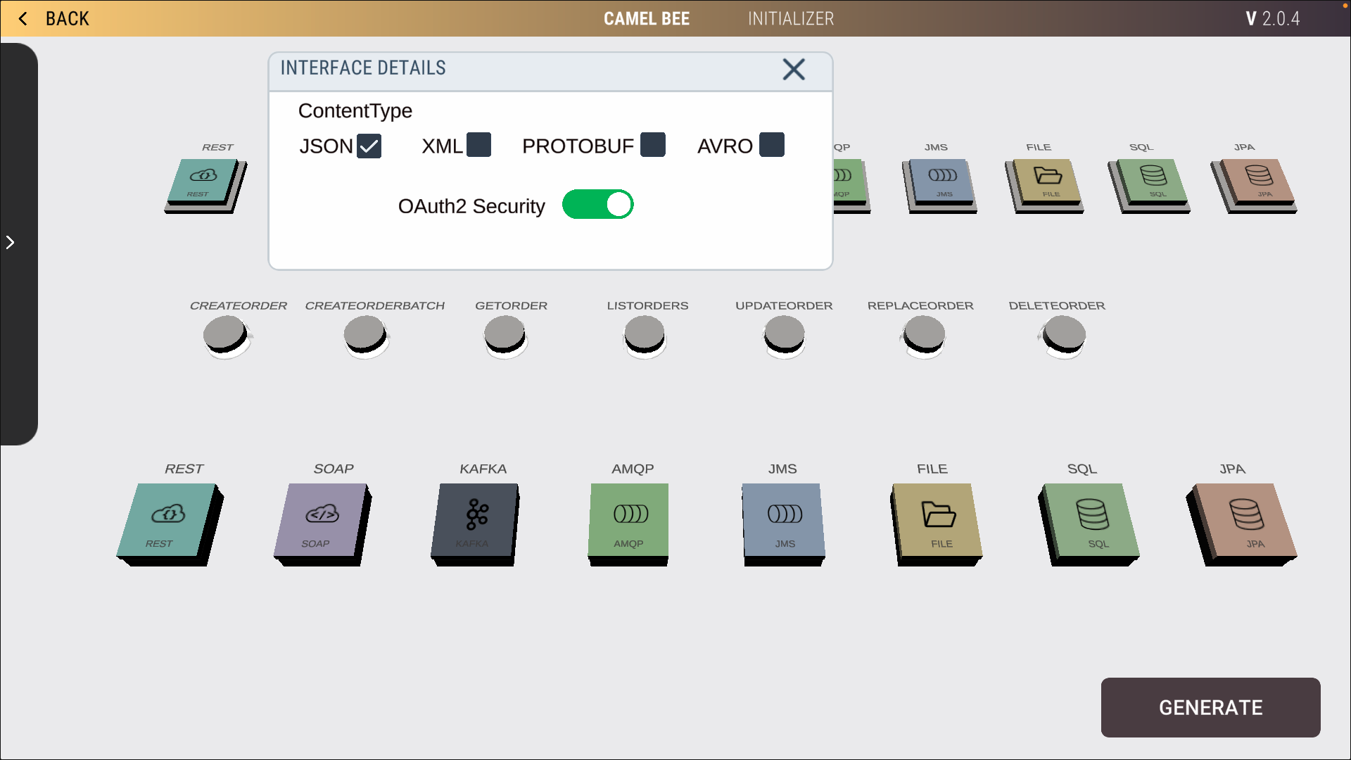 Select Interface