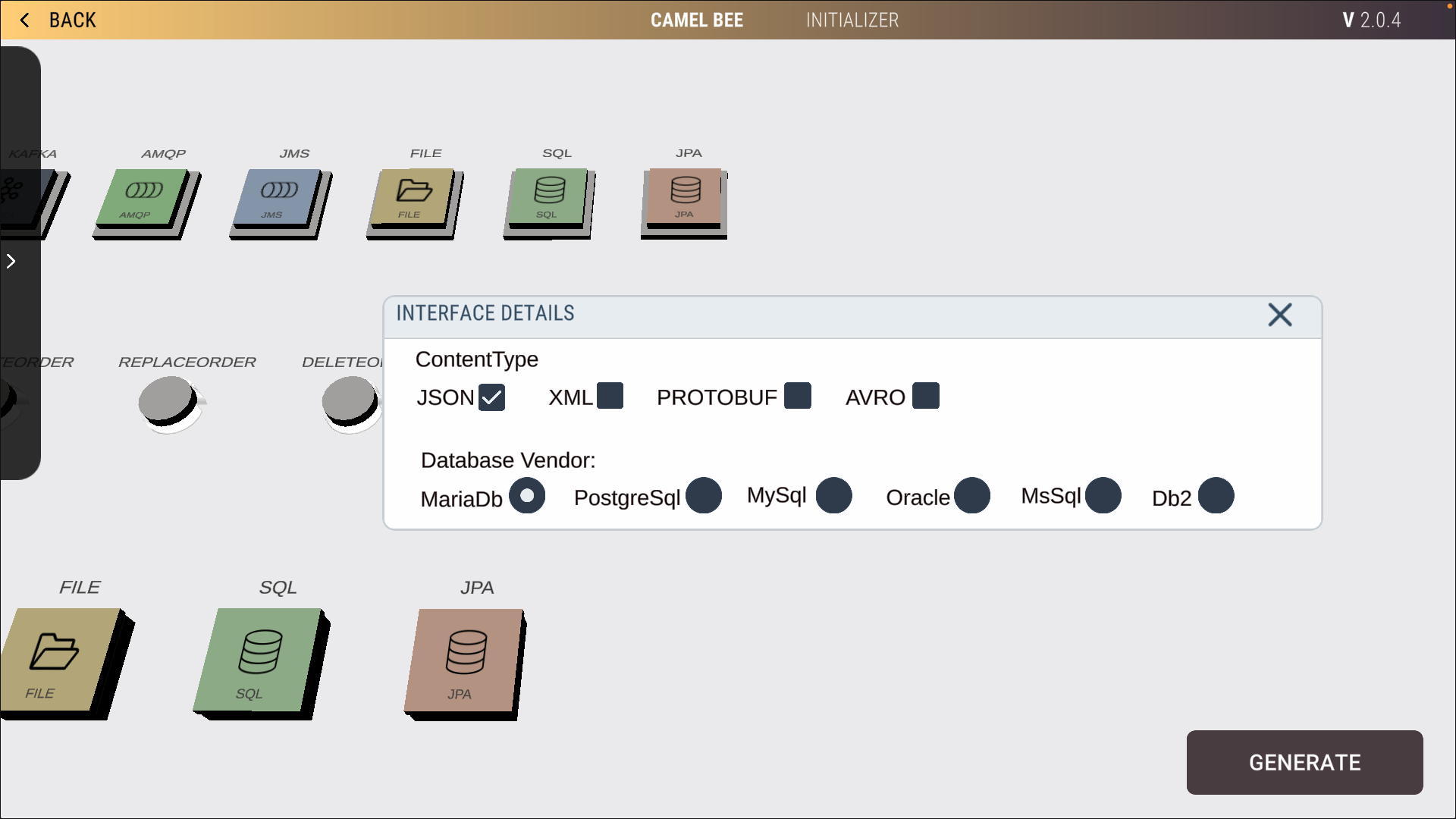 Select Interface